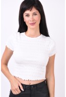 Tricou Dama Vero Moda Vmscarlett Crop Snow White